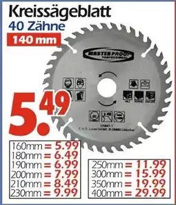 Wreesmann Masterproof kreissägeblatt 140 mm Angebot