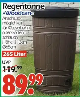 Wreesmann Regentonne woodcan Angebot