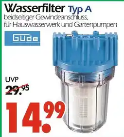 Wreesmann Güde wasserfilter typ a Angebot