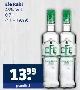 Getränkewelt Efe raki Angebot