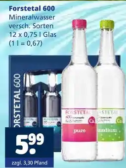 Getränkewelt Forstetal 600 mineralwasser pure Angebot
