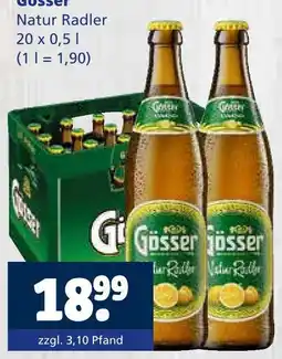 Getränkewelt Gösser natur radler Angebot