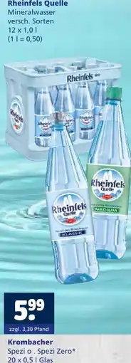 Getränkewelt Rheinfels quelle mineralwasser Angebot