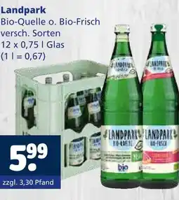 Getränkewelt Landpark bio-quelle Angebot