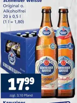 Getränkewelt Schneider weisse original Angebot