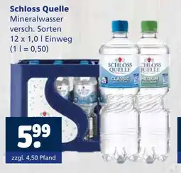 Getränkewelt Schloss quelle mineralwasser Angebot