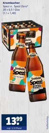 Getränkewelt Krombacher spezi Angebot