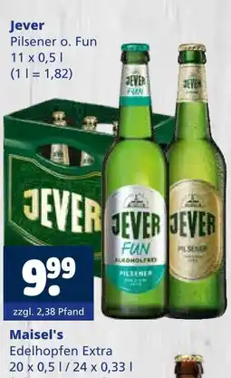 Getränkewelt Jever pilsener o. fun Angebot