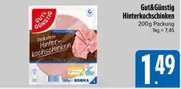 Edeka Gut&günstig hinterkochschinken Angebot