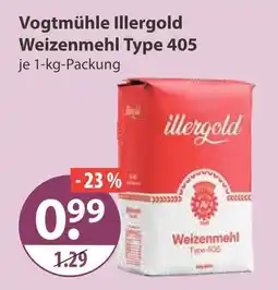 V Markt Vogtmühle illergold weizenmehl type 405 Angebot