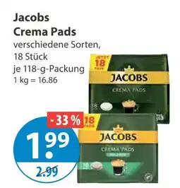 V Markt Jacobs crema pads Angebot