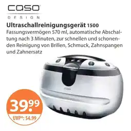 V Markt Caso ultraschallreinigungsgerät 1500 Angebot