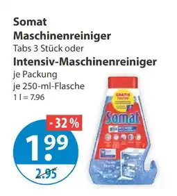 V Markt Somat maschinenreiniger tabs oder intensiv-maschinenreiniger Angebot