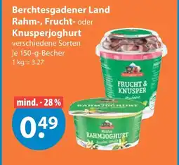 V Markt Berchtesgadener land rahmjoghurt Angebot