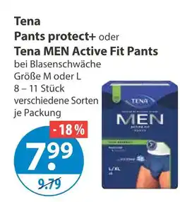 V Markt Tena pants protect+ oder tena men active fit pants Angebot