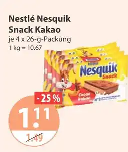 V Markt Nestlé nesquik snack kakao Angebot