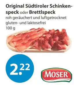 V Markt Moser original südtiroler schinkenspeck Angebot