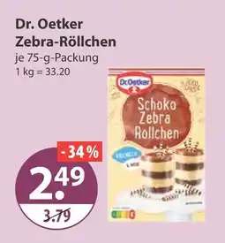 V Markt Dr. oetker zebra-röllchen Angebot
