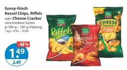 V Markt Funny-frisch kessel chips, riffels oder cheese cracker Angebot