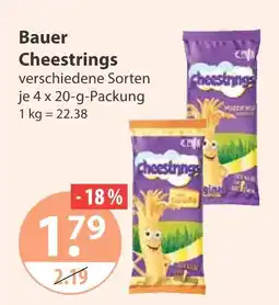 V Markt Bauer cheestrings Angebot