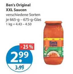 V Markt Ben's original xxl saucen Angebot