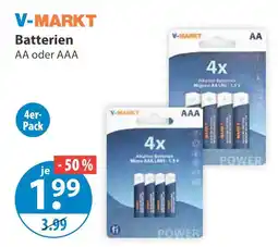 V Markt V-markt batterien aa Angebot
