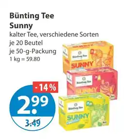 V Markt Bünting tee sunny Angebot