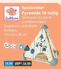 V Markt Eichhorn spielcenter pyramide 16-teilig Angebot