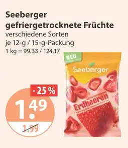 V Markt Seeberger gefriegetrocknete früchte Angebot