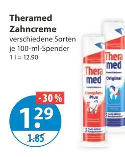 V Markt Theramed zahncreme Angebot