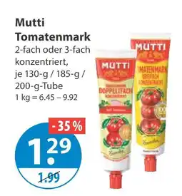 V Markt Mutti tomatenmark 2-fach konzentriert Angebot