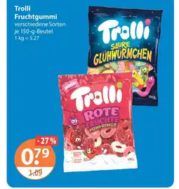 V Markt Trolli saure glühwürmchen Angebot