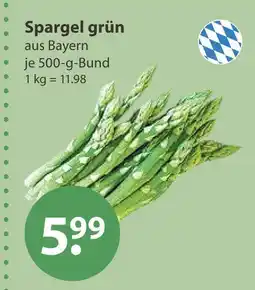 V Markt Spargel grün Angebot