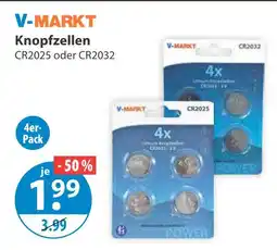 V Markt V-markt knopfzellen cr2025 Angebot