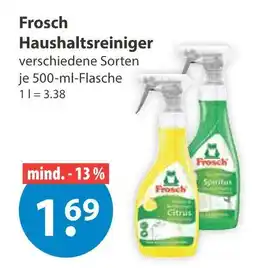 V Markt Frosch haushaltsreiniger Angebot