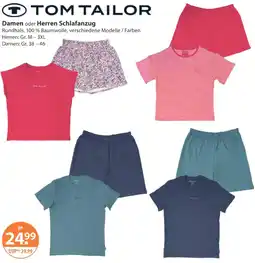 V Markt Tom tailor damen oder herren schlafanzug Angebot