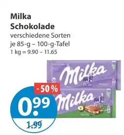 V Markt Milka schokolade Angebot