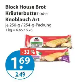 V Markt Block house brot kräuterbutter Angebot
