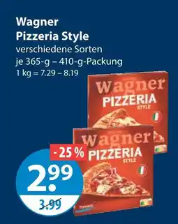 V Markt Wagner pizzeria style Angebot