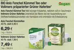 Vitalia Salus anis fenchel kümmel tee Angebot