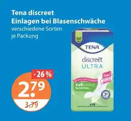 V Markt Tena discreet einlagen bei blasenschwäche Angebot