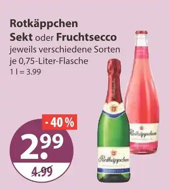 V Markt Rotkäppchen sekt Angebot
