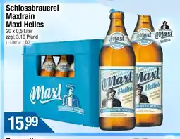 Getränke City Schlossbrauerei maxlrain maxl helles Angebot