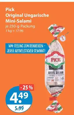 V Markt Pick original ungarische mini-salami Angebot