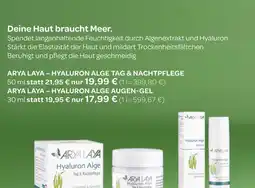 Vitalia Arya laya hyaluron alge tag & nachtpflege Angebot