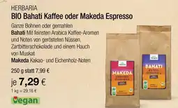 Vitalia Herbaria bio bahati kaffee oder makeda espresso Angebot