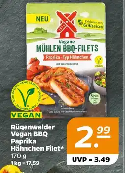 NETTO Rügenwalder vegan bbq paprika hänchen filet Angebot