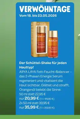 Vitalia Arya laya fett-feucht-balancer Angebot