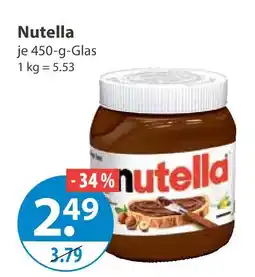 V Markt Nutella nutella Angebot
