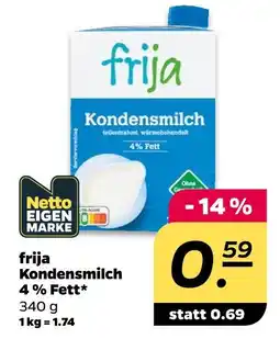 NETTO Frija kondensmilch Angebot